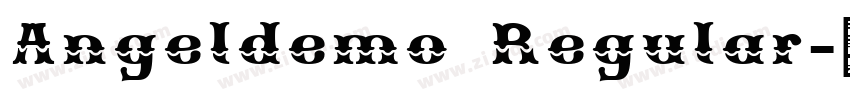 Angeldemo Regular字体转换